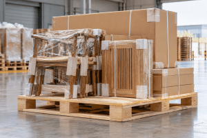 Pallet Kayu ISPM 15 untuk Ekspor Furniture