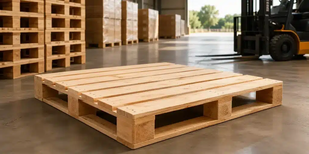 Palet Kayu 120 × 120 cm untuk Industri dan Pergudangan