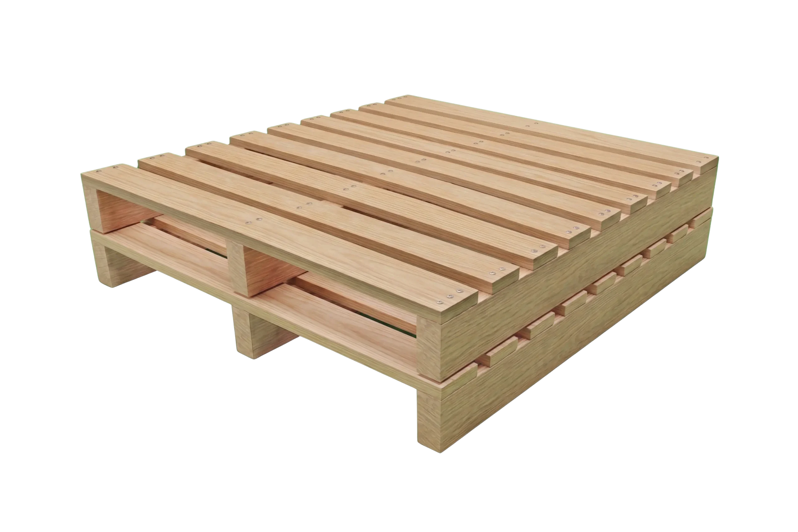 Palet Kayu 2 Way Single Deck
