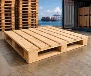 Palet Kayu 48 × 40 Inci (1219 × 1016 mm) untuk Ekspor
