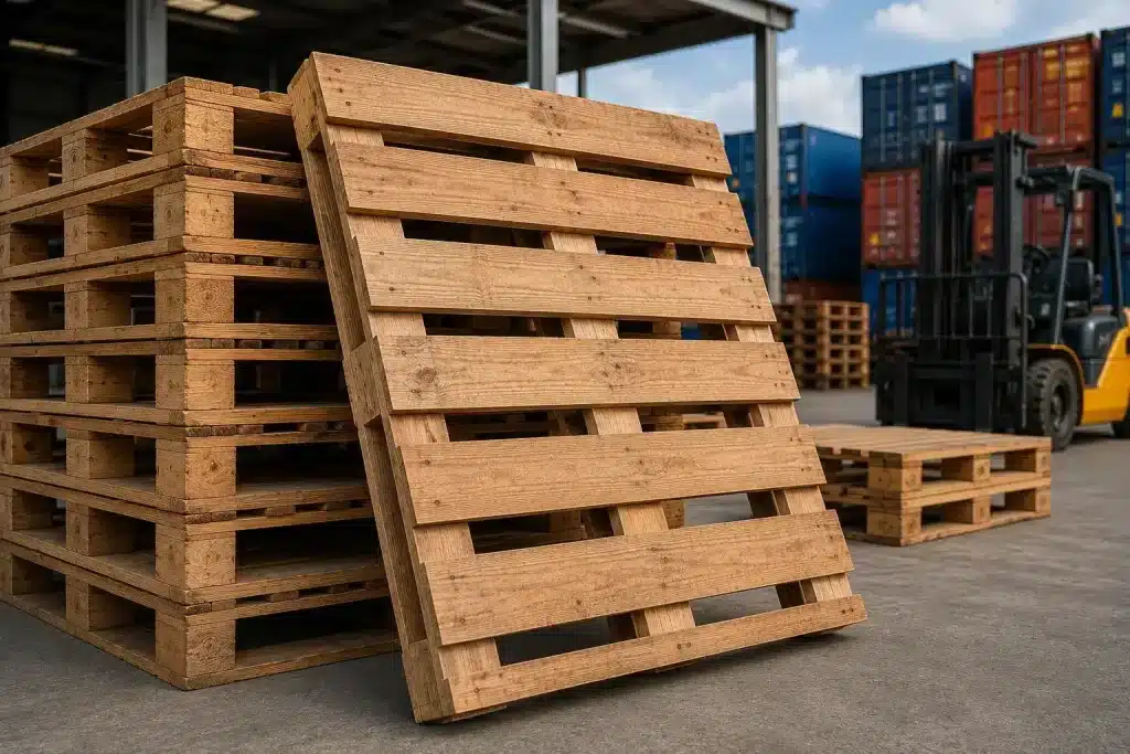 Palet Kayu Meranti ISPM 15 untuk Industri dan Pengiriman Ekspor