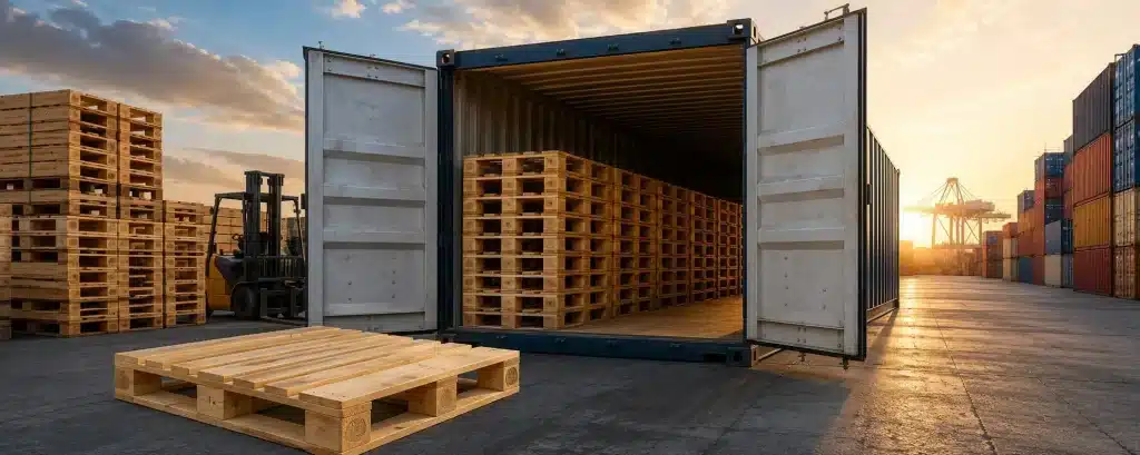 Palet Kayu untuk Container 40 Feet