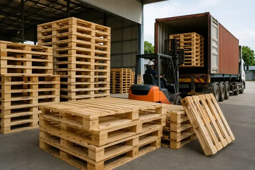 Palet Kayu untuk Distribusi dan Ekspor di Kawasan Industri Jababeka