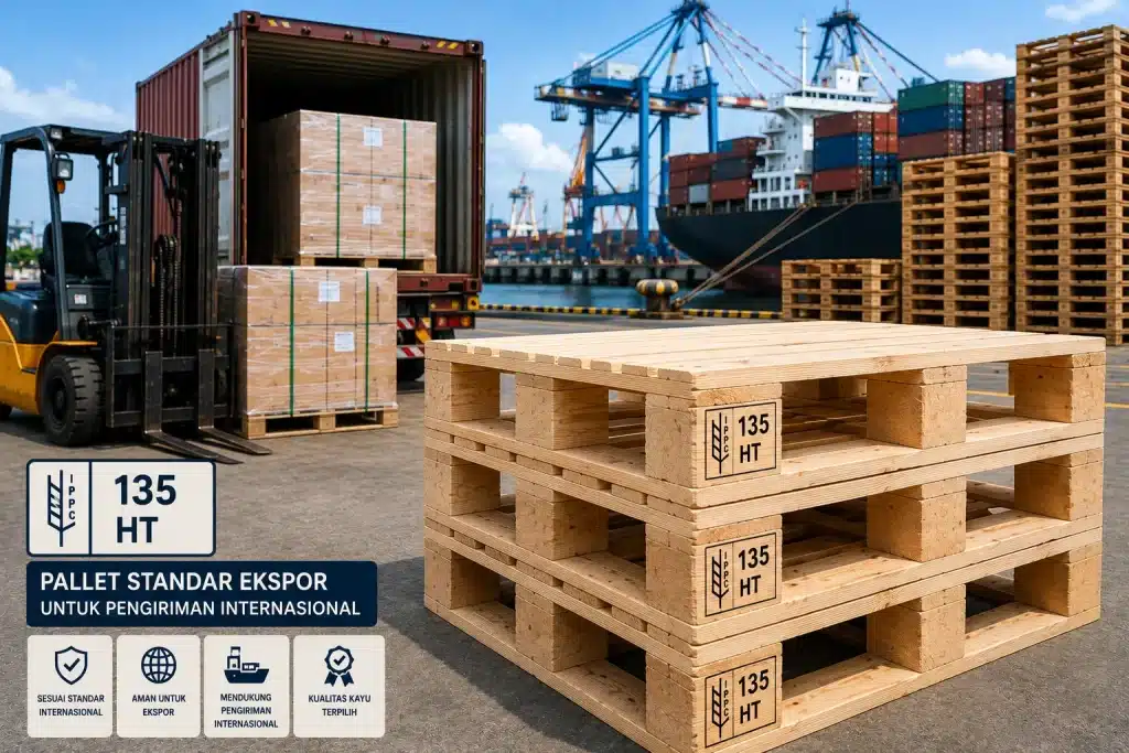 Pallet ISPM 15 untuk Ekspor dari Tanjung Perak