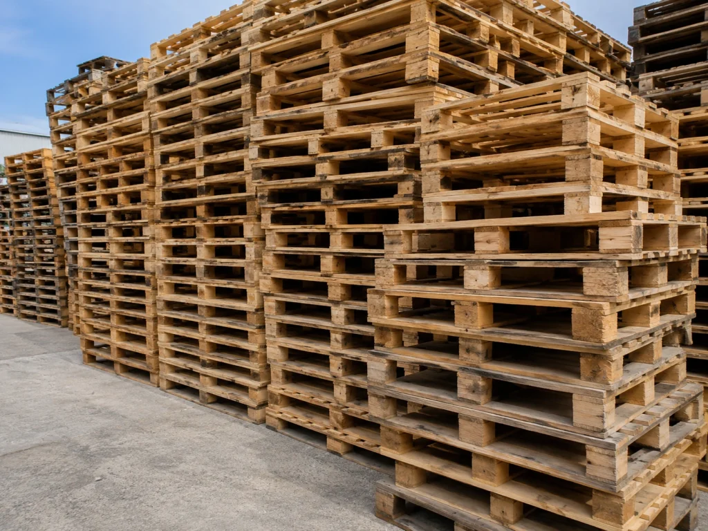 ilustrasi pallet kayu