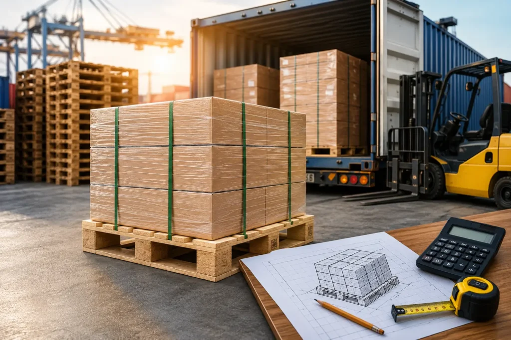 cara menghitung kebutuhan pallet ekspor